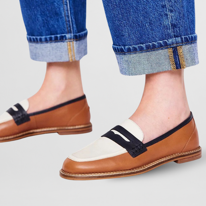 Mitzy | Bold Colorblock Loafers
