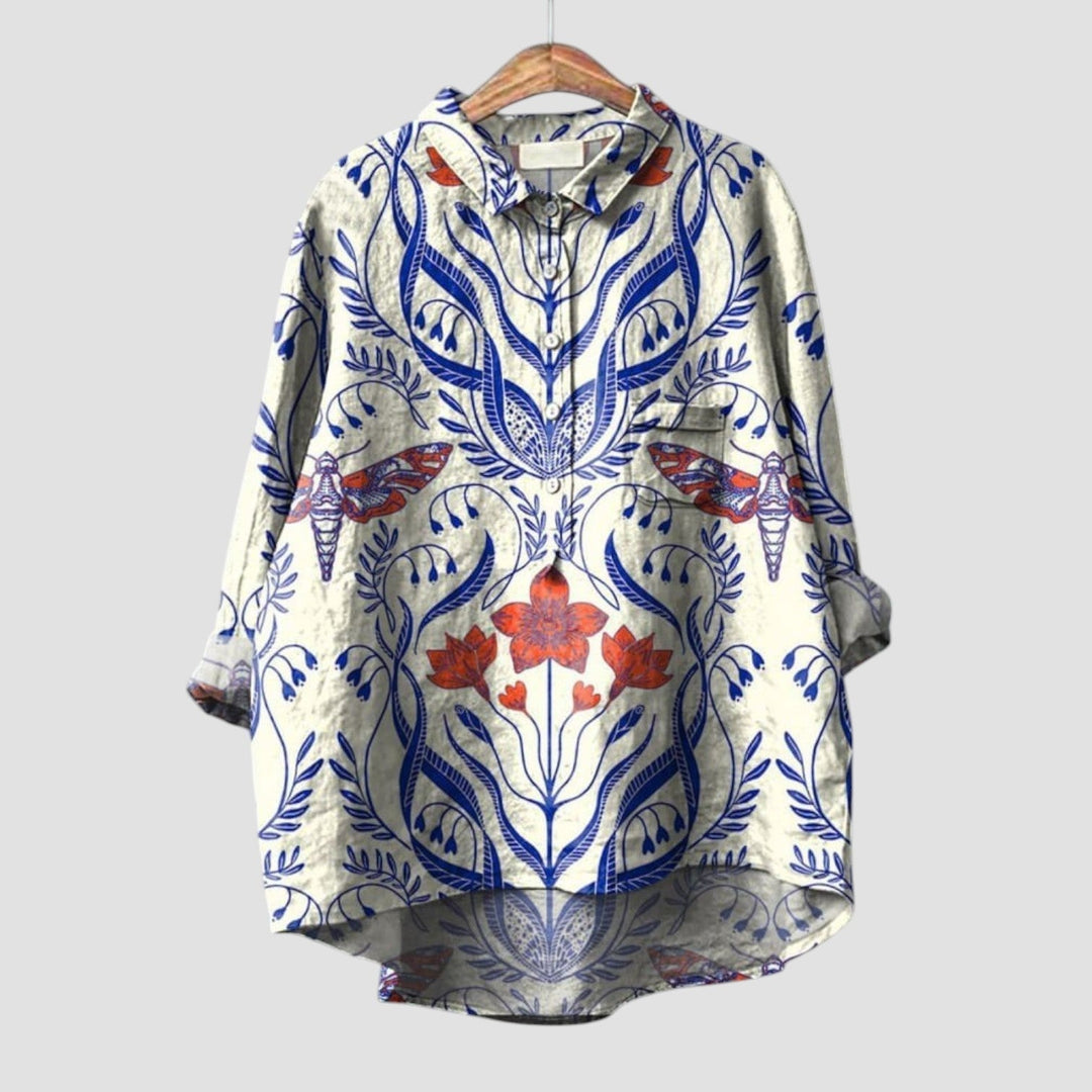 Xyrelle | Oversized Printed Shirt
