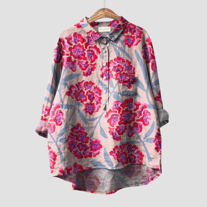 Xyrelle | Oversized Printed Shirt