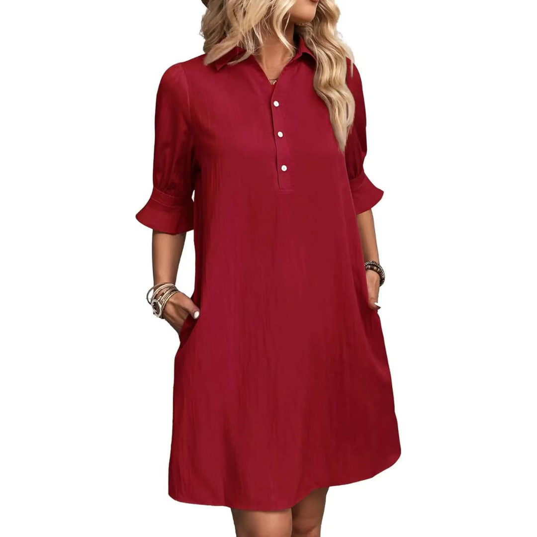 Cara | Casual Shirt Dress