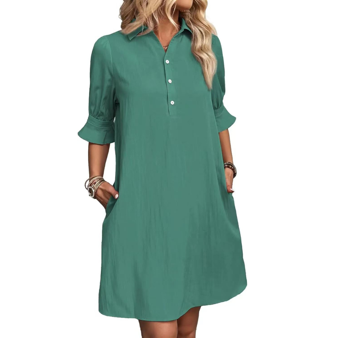 Cara | Casual Shirt Dress