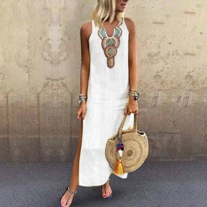 Bernadeth | Boho Sleeveless Dress