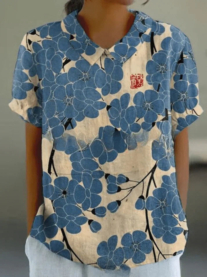 Iviah | Feminine Floral Blouse