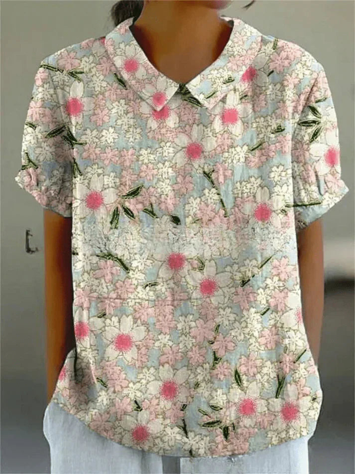 Iviah | Feminine Floral Blouse