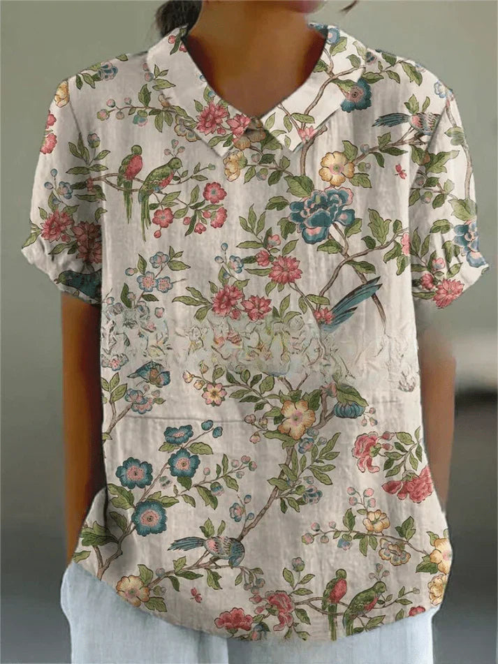 Iviah | Feminine Floral Blouse