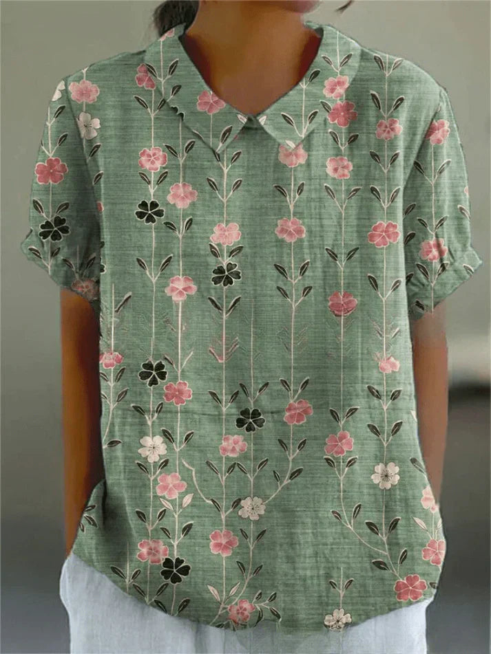 Iviah | Feminine Floral Blouse